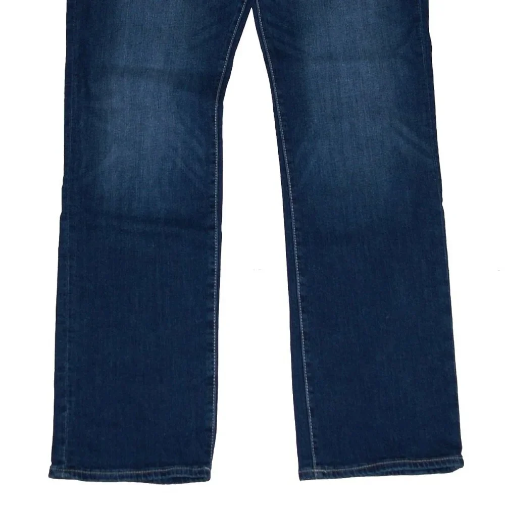 NWT True Religion Men's Dark Wash Ricky SN No Flap Jeans 38